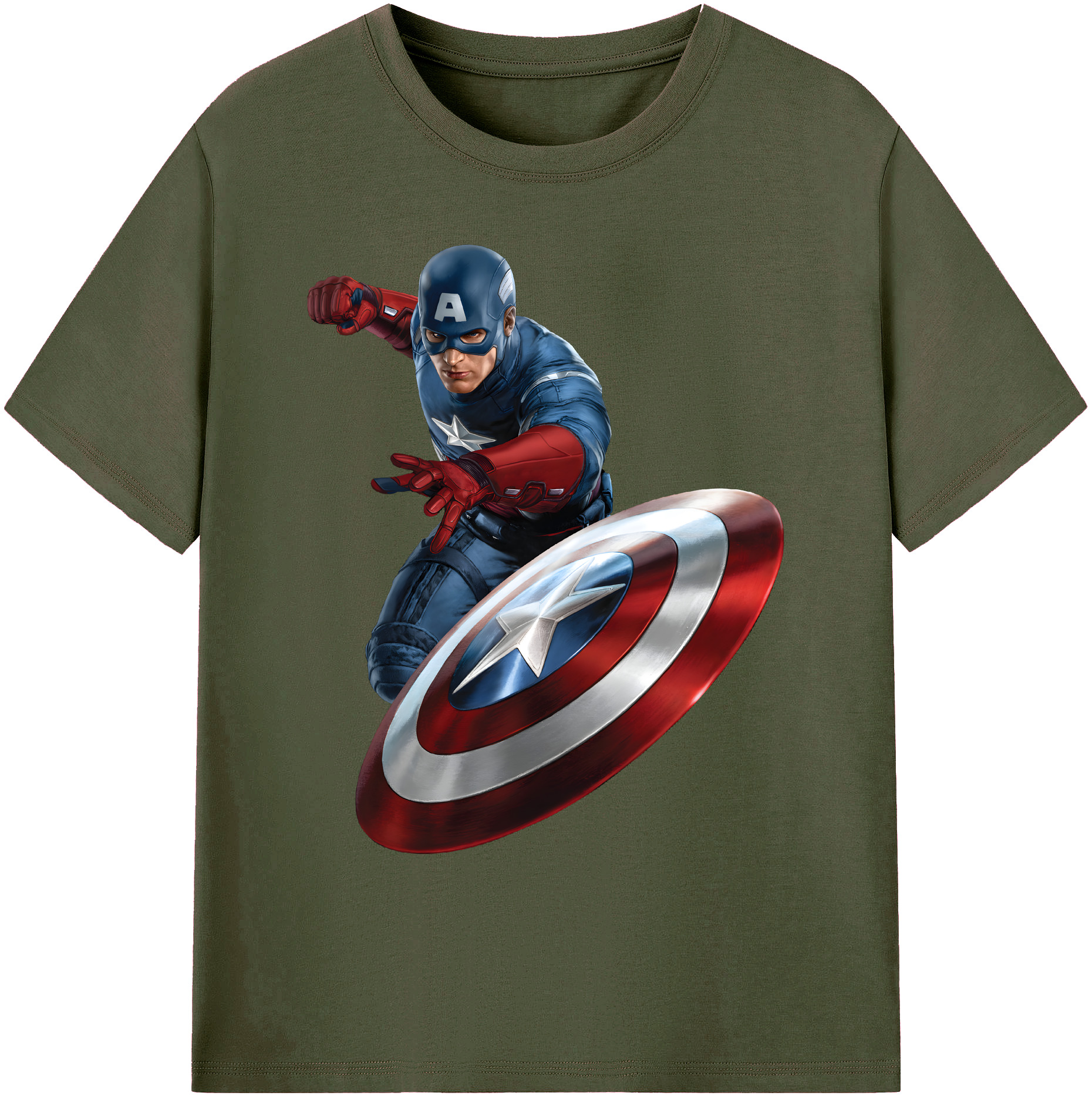 （画像用） アベンジャーズ The Avengers 綿100％ メンズ半袖Tシャツ｜肌触りやわらか＆通気性